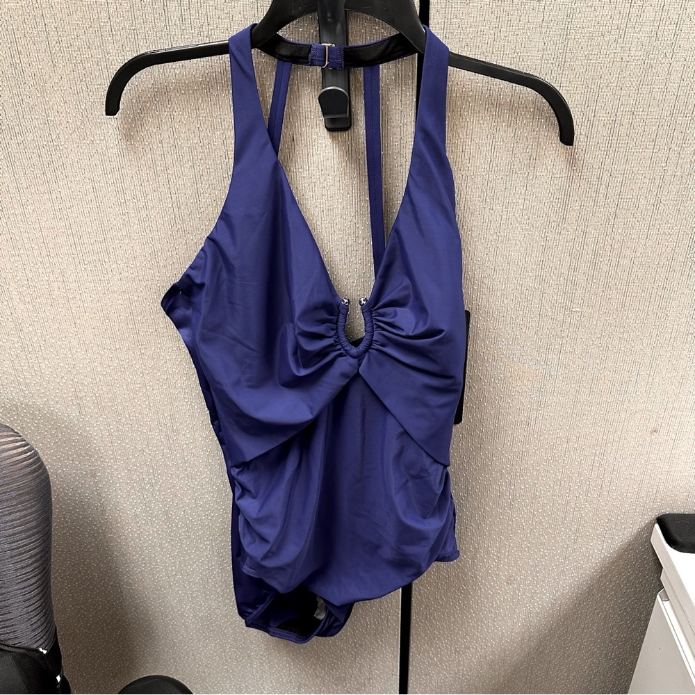 Magicsuit Bling Medium Blue Size16 NWT